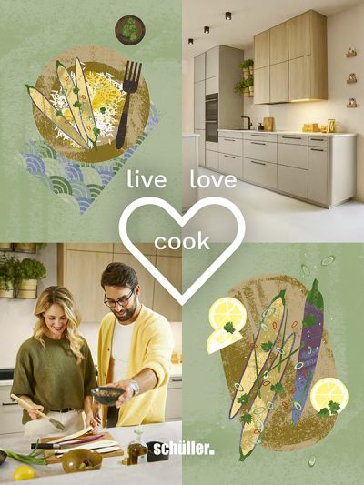 Cover des aktuellen Schüller-Journals mit Collage aus Fotos und Grafiken